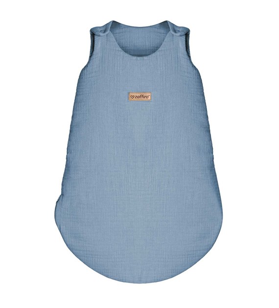 Sleeping bag muslin 2,5 TOG Malaga 0-6m baby blue