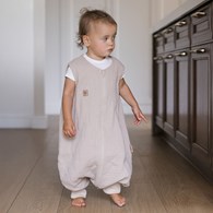 Śpiworek do spania z nogawkami muślinowy 2,5 TOG Malaga 2-4l beige