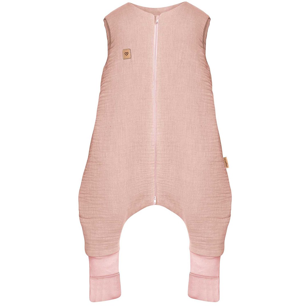 Śpiworek do spania z nogawkami muślinowy 2,5 TOG Malaga 2-4l baby pink