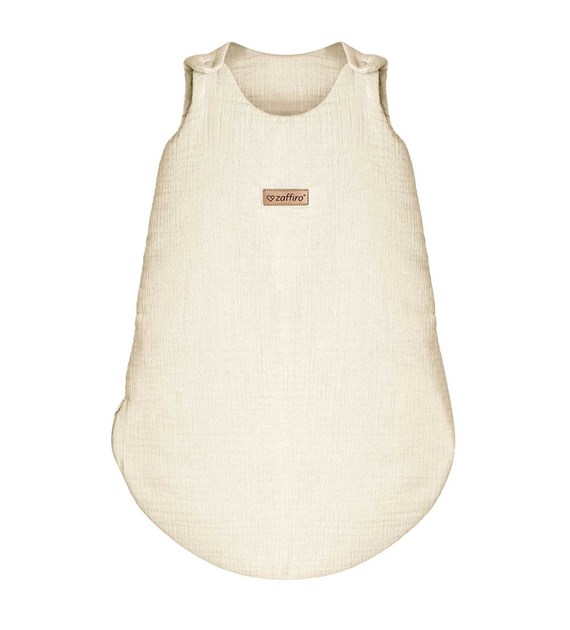 Sleeping bag muslin 0,5 TOG Malaga 6-12m vanilla