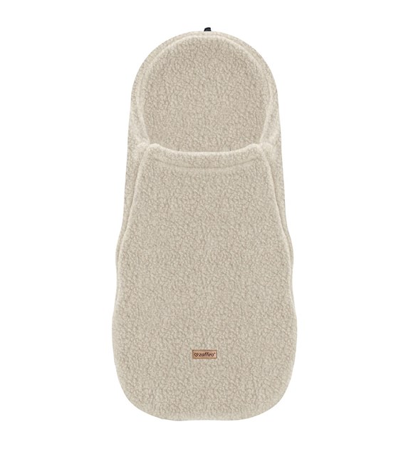 Wool footmuffs mini Nevada 0-18m beige