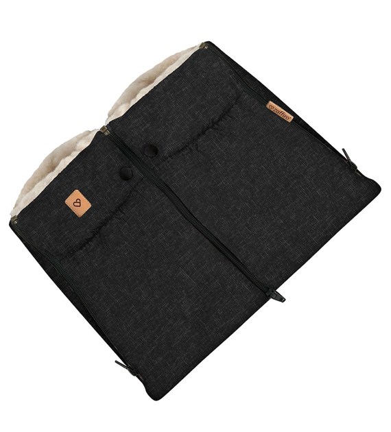 Two-parts hand muffs Scandi black