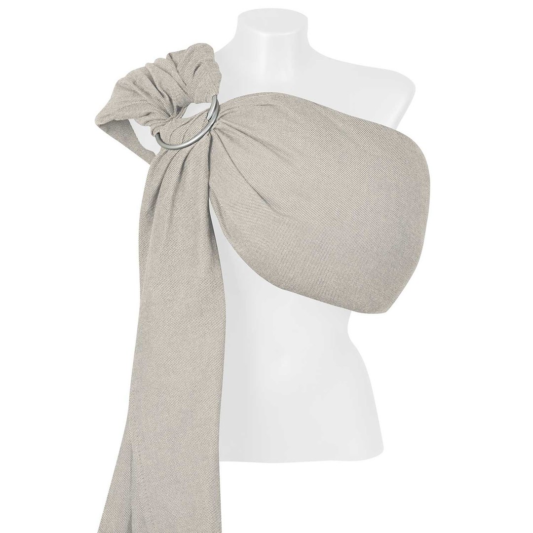 Chusta kółkowa HugMe Roma 70x195cm beige