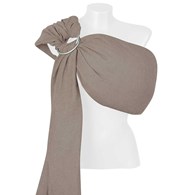 Chusta kółkowa HugMe Roma 70x195cm latte