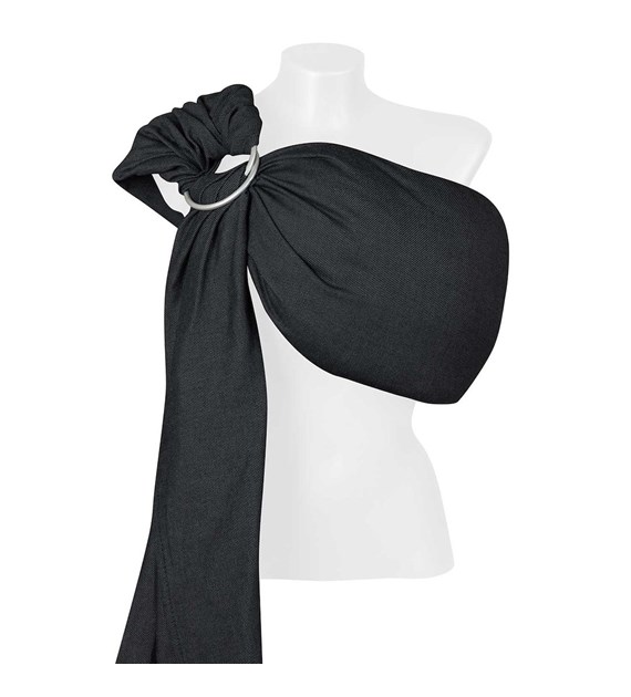 Sling with ring HugMe Roma 70x195cm anthracite