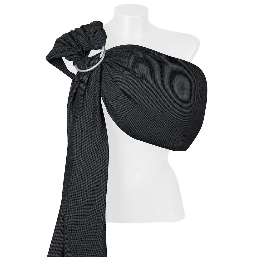 Chusta kółkowa HugMe Roma 70x195cm anthracite