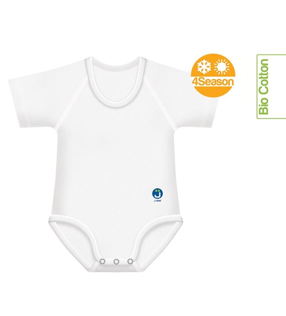 Growing body Bio Cotton 4Season 0-36m white