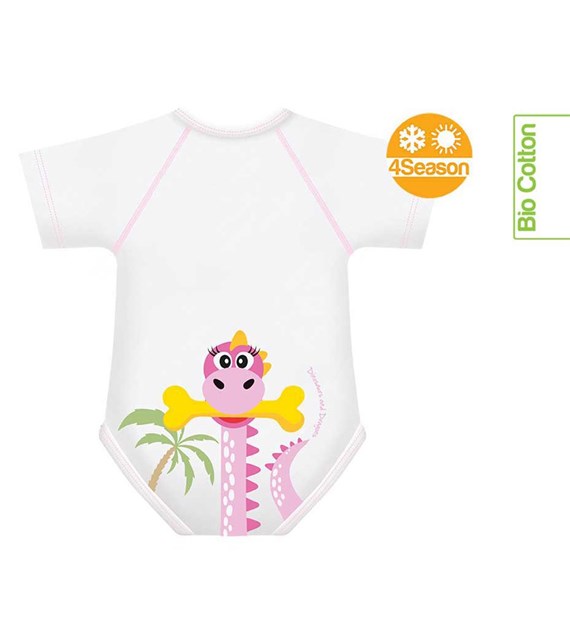 Body rosnące Bio Cotton 4Season 0-36m dinosaur