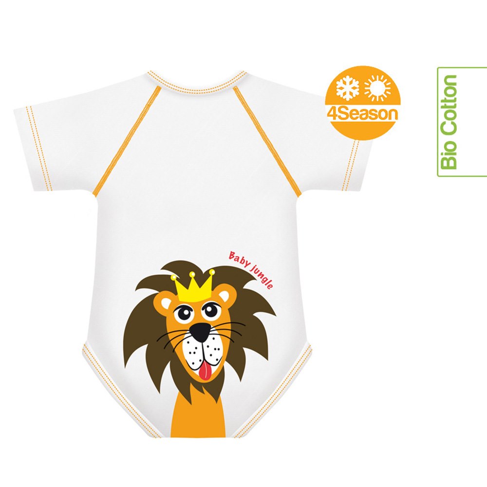 Body rosnące Bio Cotton 4Season 0-36m lion