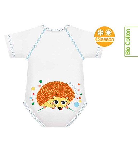 Growing body Bio Cotton 4Season 0-36m hedgehog