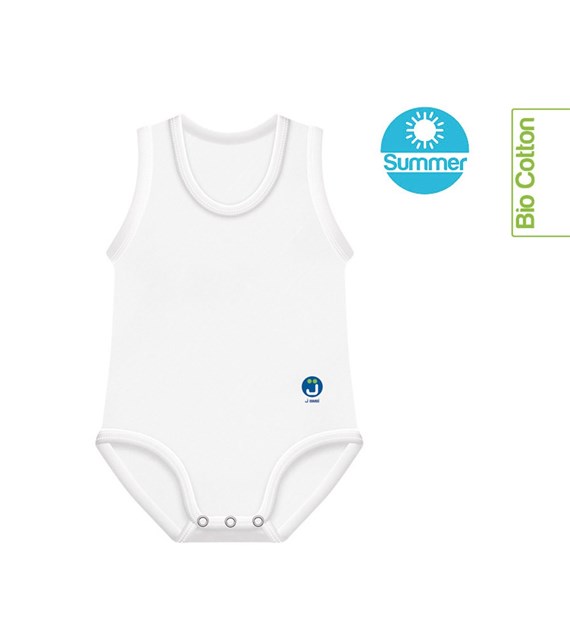 Body rosnące Bio Cotton Summer 0-36m white