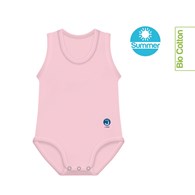 Body rosnące Bio Cotton Summer 0-36m baby pink