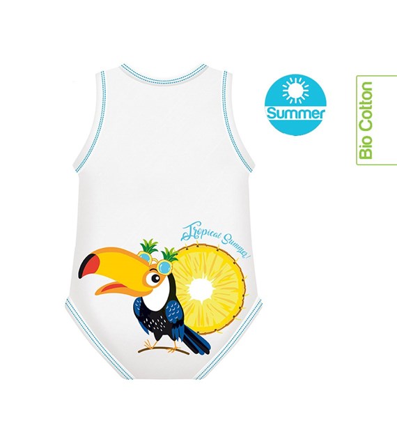 Body rosnące Bio Cotton Summer 0-36m toucan