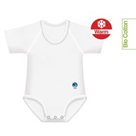Body rosnące Bio Cotton Warm 0-36m white