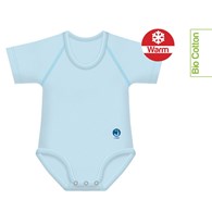 Body rosnące Bio Cotton Warm 0-36m light blue