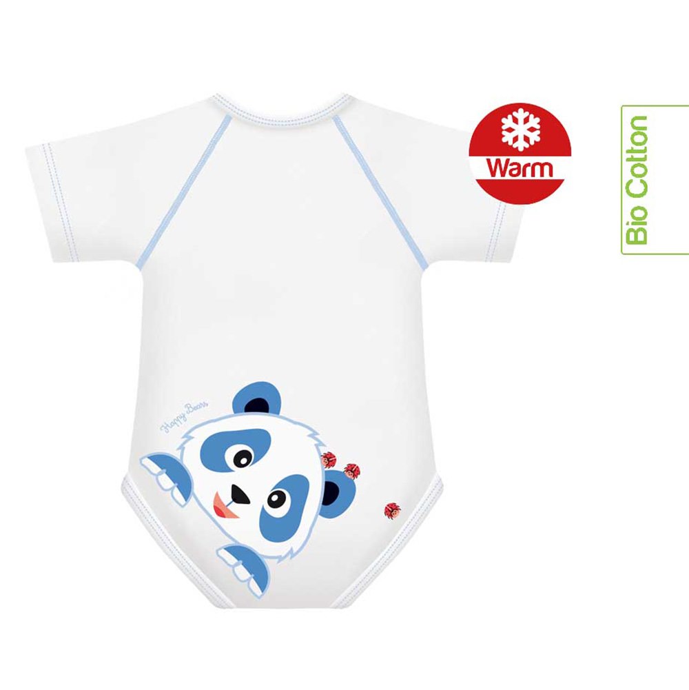 Body rosnące Bio Cotton Warm 0-36m panda