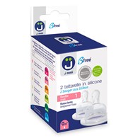 2 smoczki silikonowe poziom 1 wolny przepływ Super/Trendy/Classic