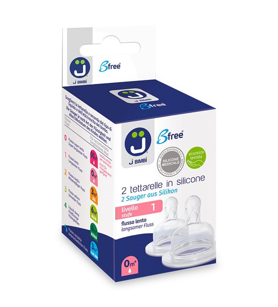 2 nipples level 1 slow flow silicone Super/Trendy/Classic