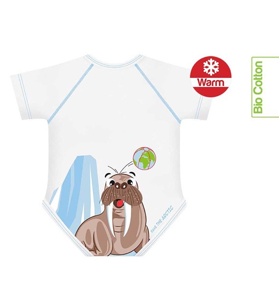 Body rosnące Bio Cotton Warm 0-36m walrus