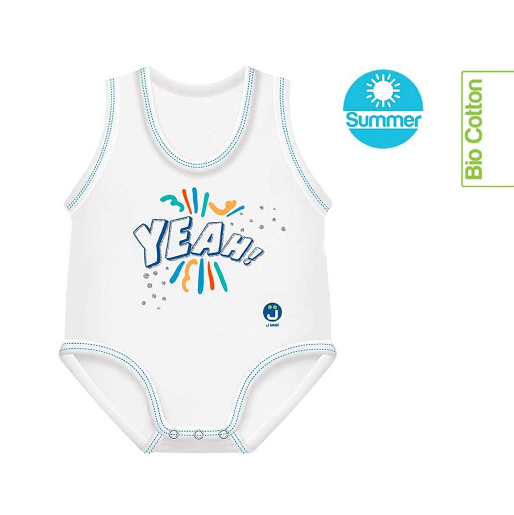 Body rosnące Bio Cotton Summer 0-36m yeah