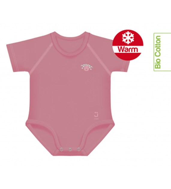 Body rosnące Bio Cotton Warm 0-36m rose