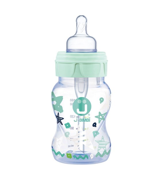 Anti-colic feeding bottle Trendy 160ml green