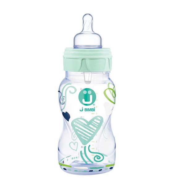 Anti-colic feeding bottle Trendy 330ml green