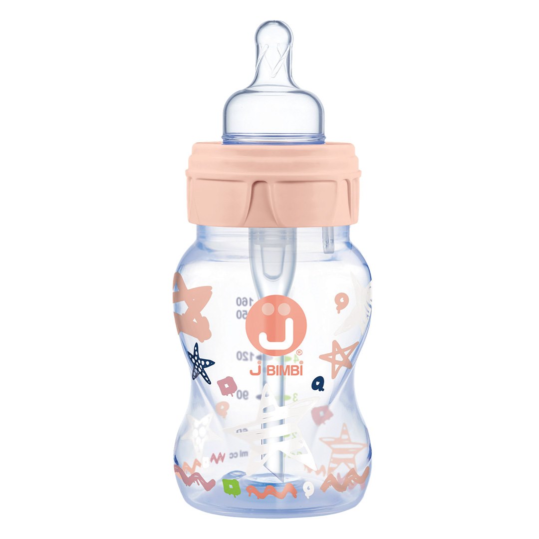 Butelka do karmienia antykolkowa Trendy 160ml peach