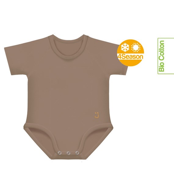 Growing body Bio Cotton 4Season 0-36m brown
