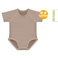 Body rosnące Bio Cotton 4Season 0-36m brown stripes