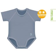 Body rosnące Bio Cotton 4Season 0-36m blue stripes