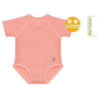 Body rosnące Bio Cotton 4Season 0-36m coral stripes