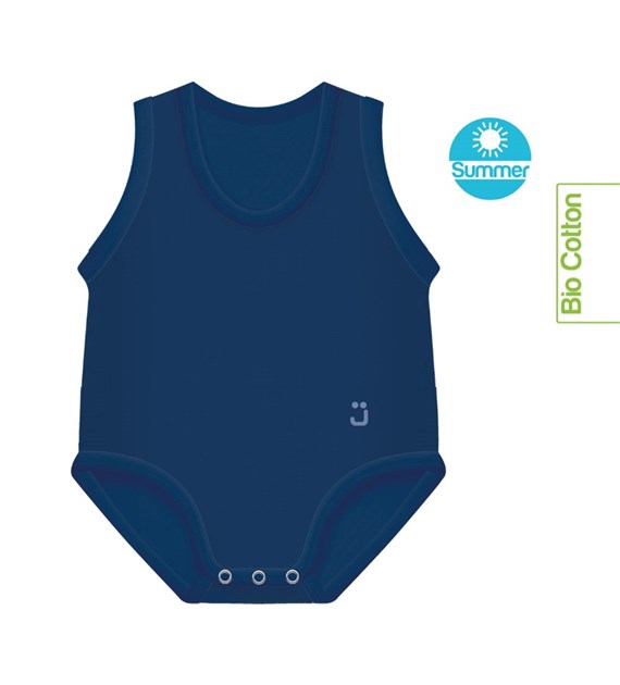 Body rosnące Bio Cotton Summer 0-36m Indigo