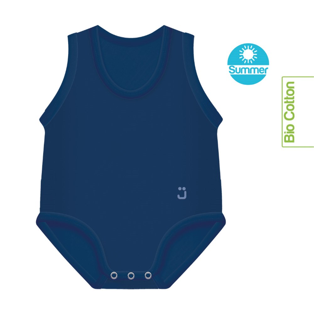 Body rosnące Bio Cotton Summer 0-36m Indigo