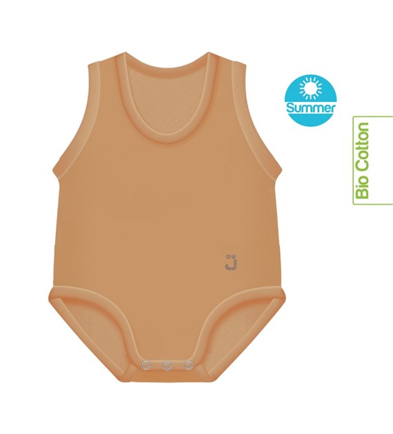 Body rosnące Bio Cotton Summer 0-36m caramel