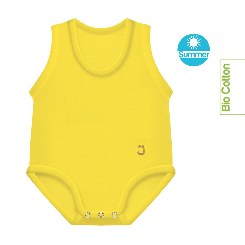 Body rosnące Bio Cotton Summer 0-36m yellow