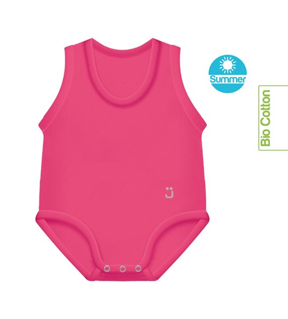 Body rosnące Bio Cotton Summer 0-36m pink