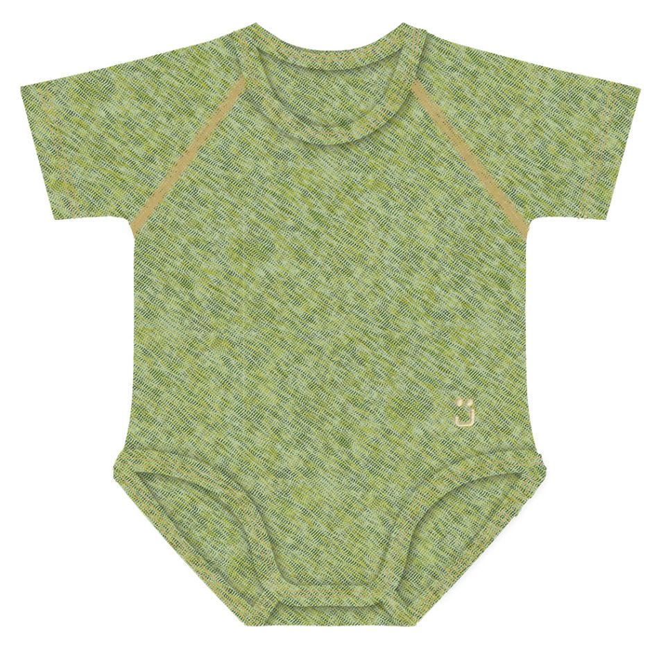 Body rosnące Bio Cotton Warm 0-36m melange green