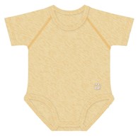 Body rosnące Bio Cotton Warm 0-36m melange yellow