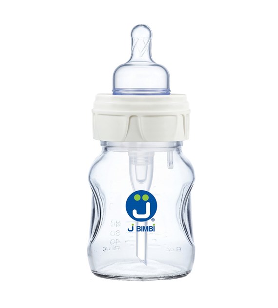 Szklana butelka do karmienia antykolkowa Super 160ml