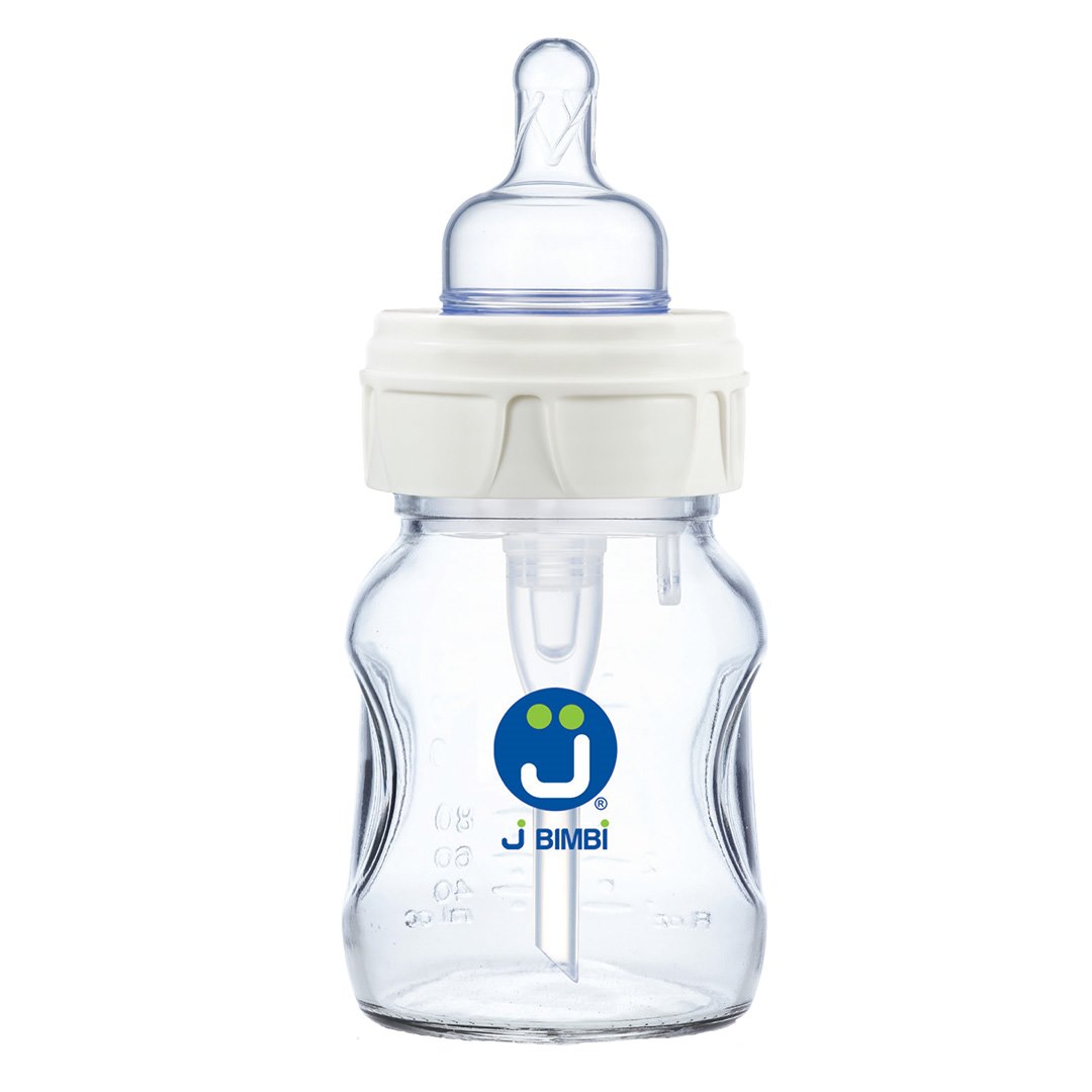 Szklana butelka do karmienia antykolkowa Super 160ml