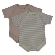 2-pack Body rosnące Bio Cotton 4Season 0-36m brown