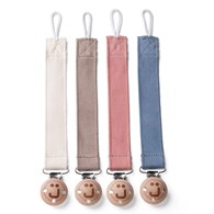 Zawieszka do smoczka z drewnianym klipsem Eco rose