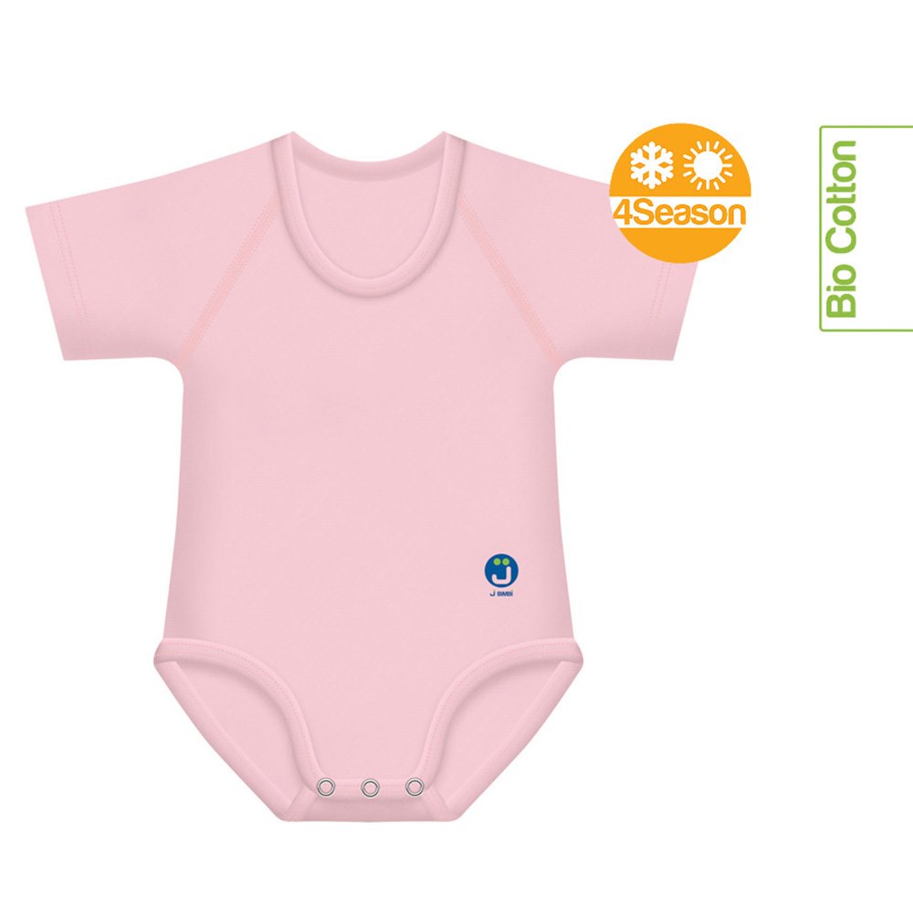 Body rosnące Bio Cotton 4Season 0-36m baby pink