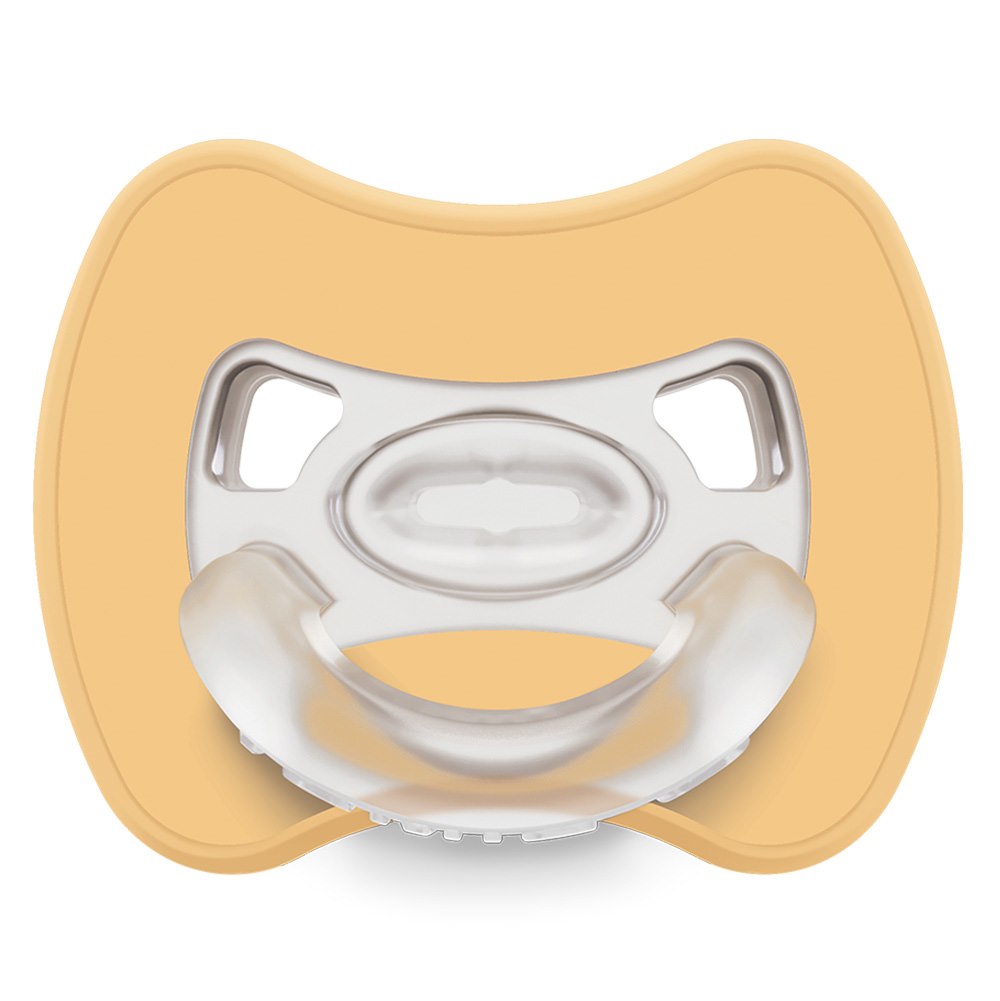 Sprytny smoczek ortodontyczny Glee 0-2m beige