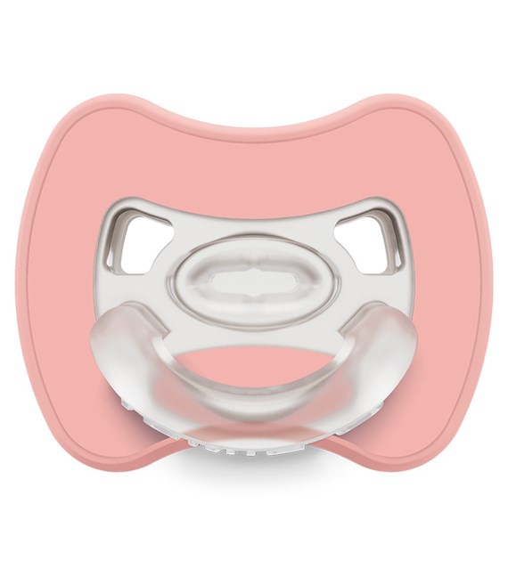 Sprytny smoczek ortodontyczny Glee 0-2m pink