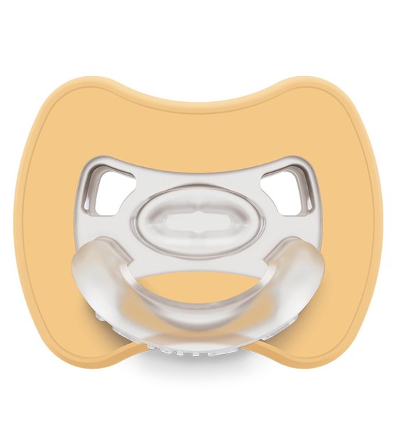 Sprytny smoczek ortodontyczny Glee 2-6m beige