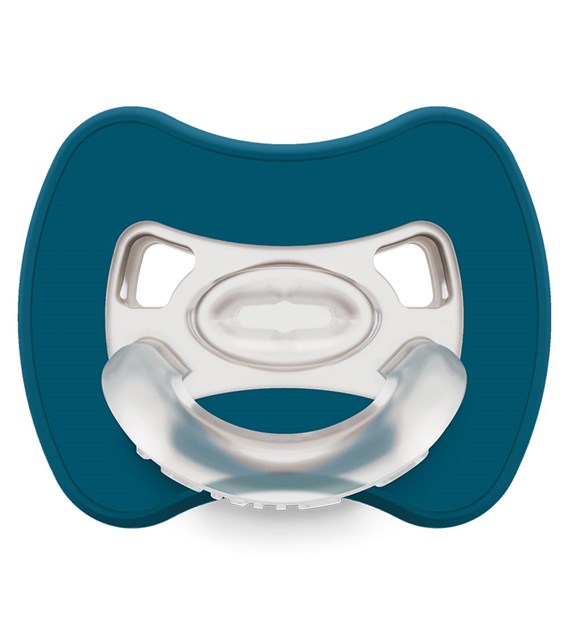 Sprytny smoczek ortodontyczny Glee 6m+ blue