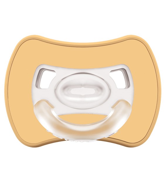 Sprytny smoczek ortodontyczny Glee 16m+ beige