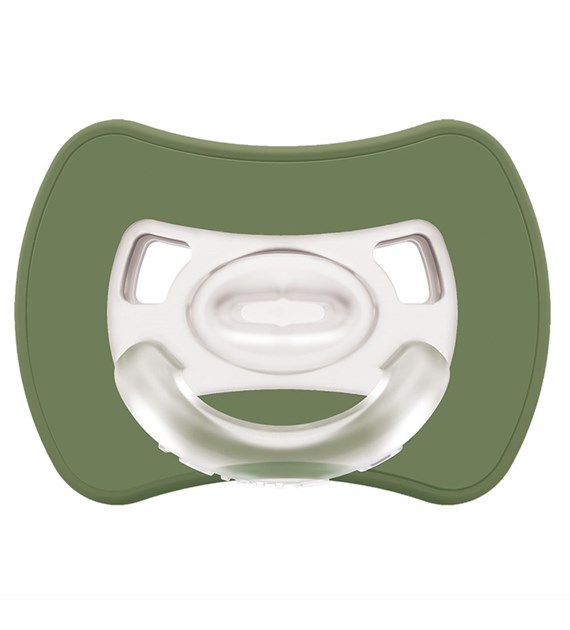 Sprytny smoczek ortodontyczny Glee 16m+ green